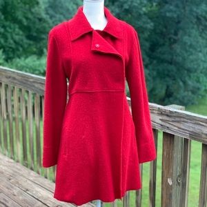 Red Wool ladies coat or jacket